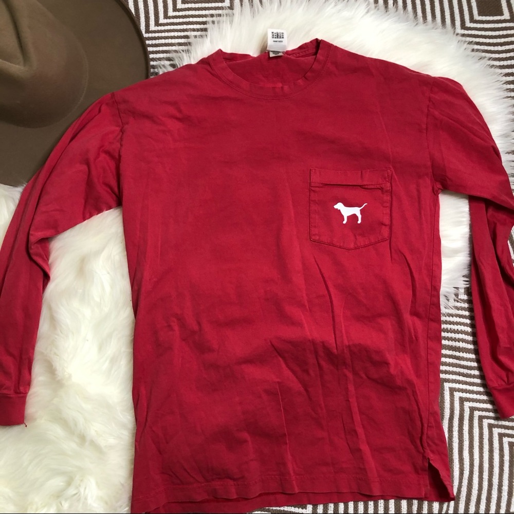 Oversized long sleeve Victoria secret PINK tshirt